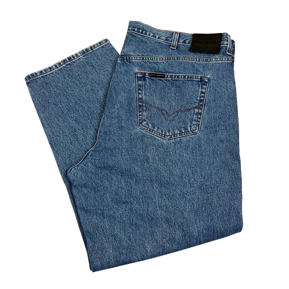 Harley Davidson Medium Wash 2010 Blue Jeans mens 44x30